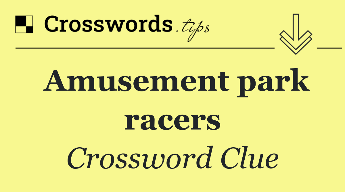 Amusement park racers