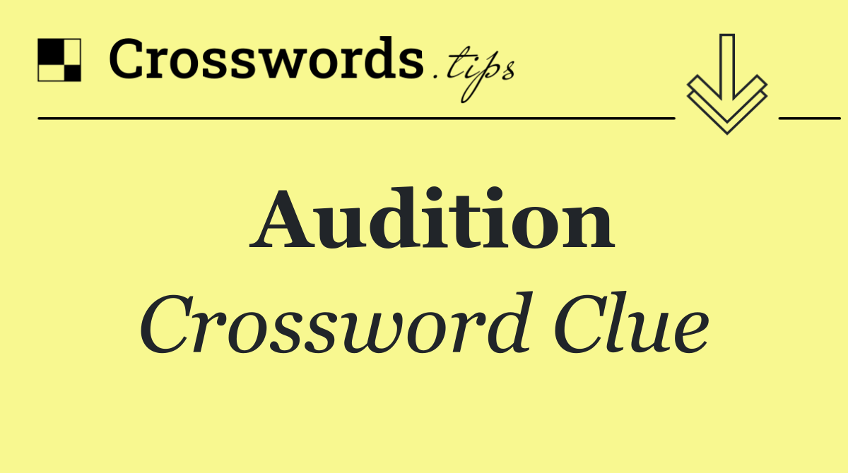 Audition