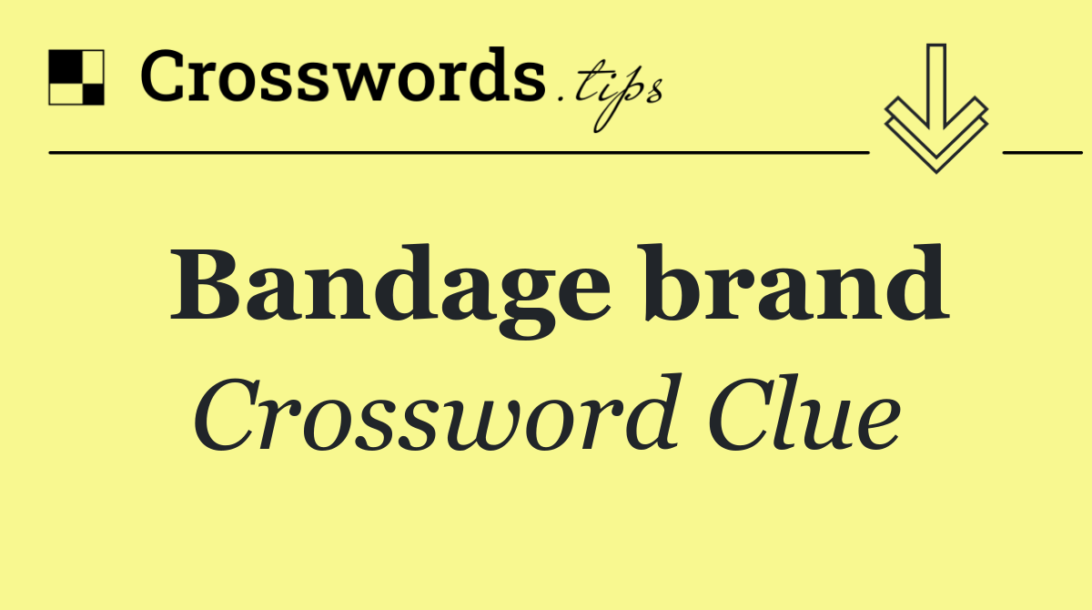 Bandage brand