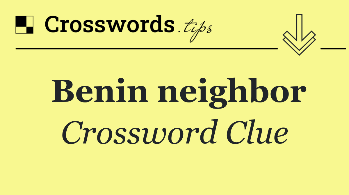 Benin neighbor