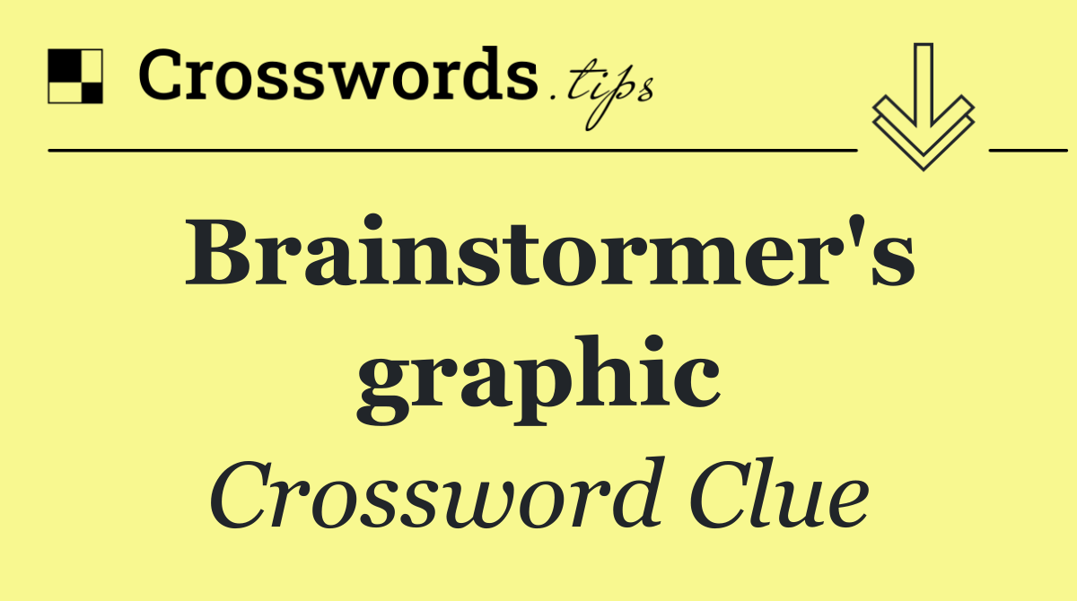 Brainstormer's graphic