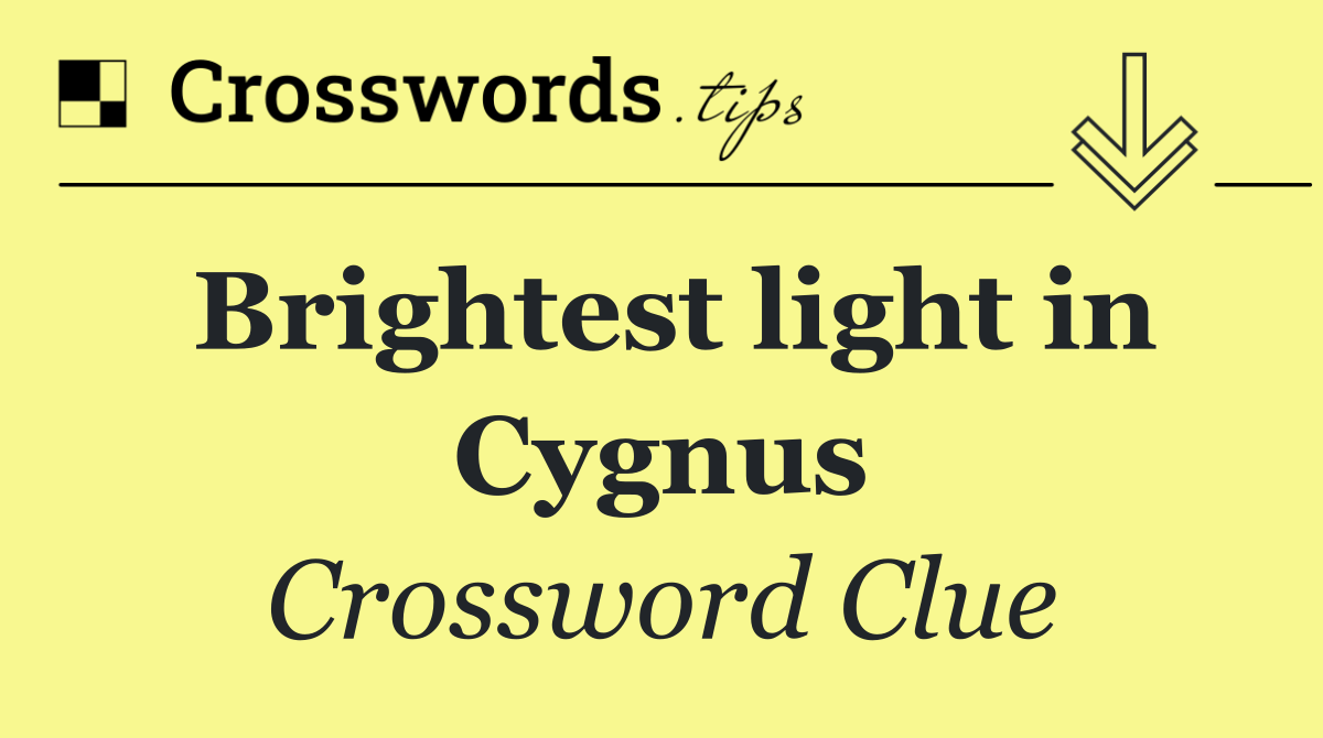 Brightest light in Cygnus