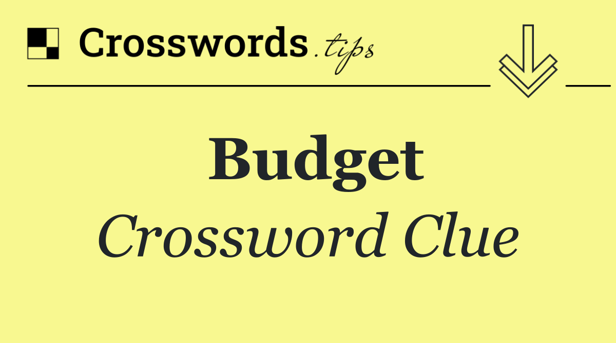Budget