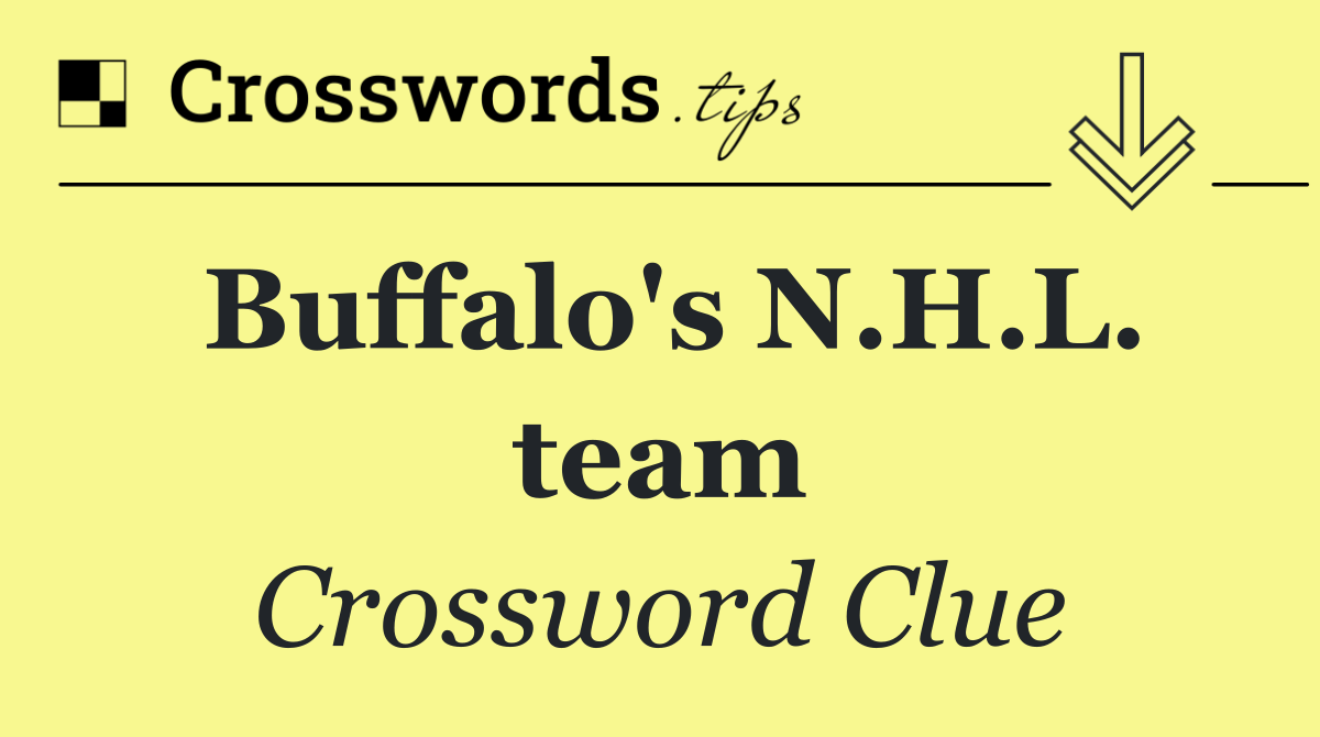 Buffalo's N.H.L. team