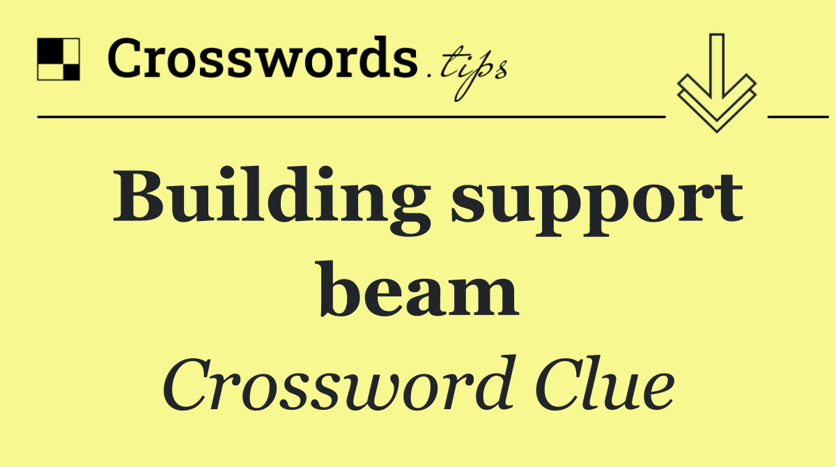Building support beam