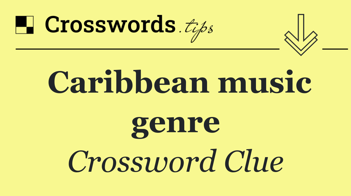 Caribbean music genre