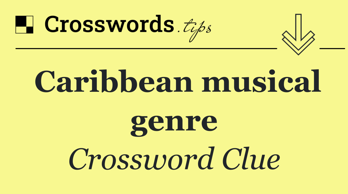 Caribbean musical genre