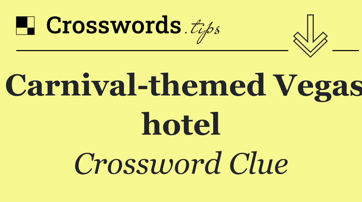 Carnival themed Vegas hotel
