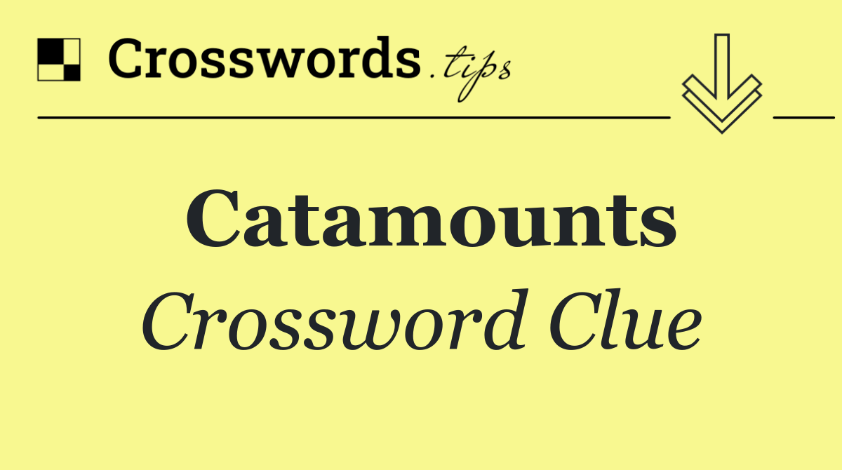 Catamounts