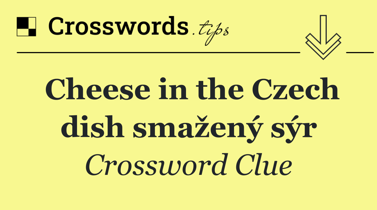 Cheese in the Czech dish smažený sýr