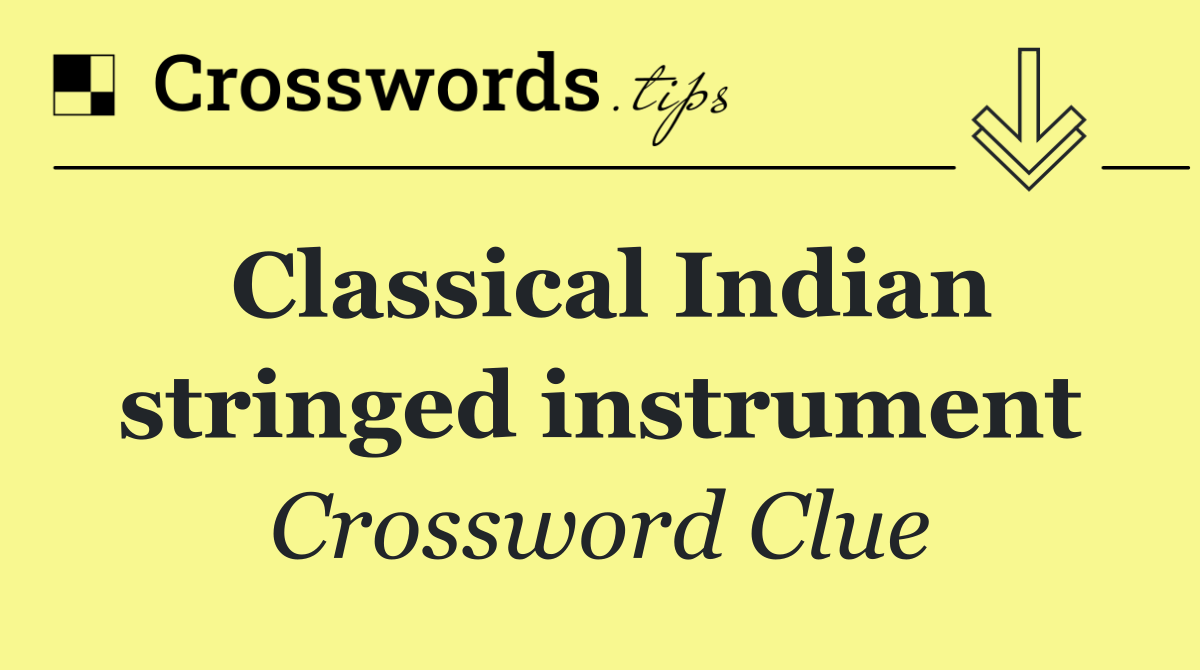 Classical Indian stringed instrument