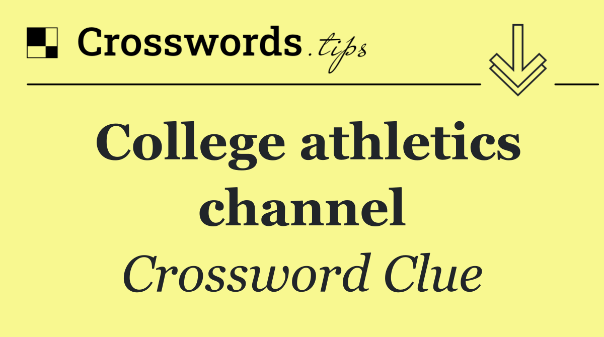 College athletics channel