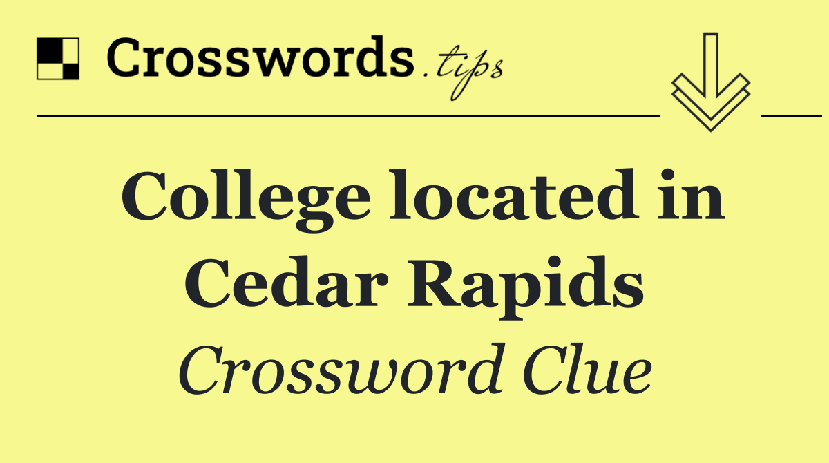 College located in Cedar Rapids
