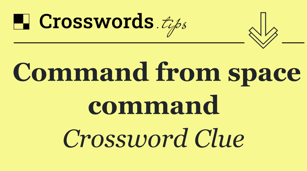 Command from space command