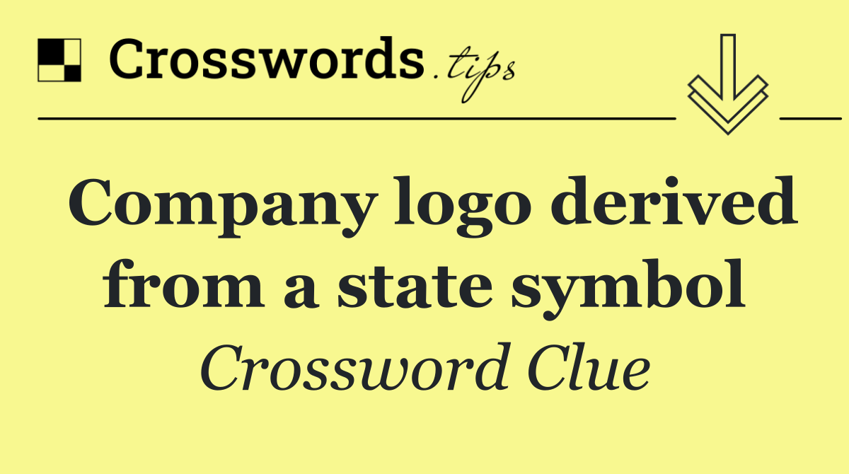 Company logo derived from a state symbol