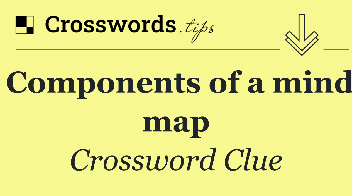 Components of a mind map