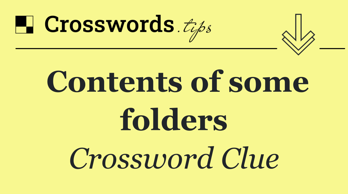 Contents of some folders