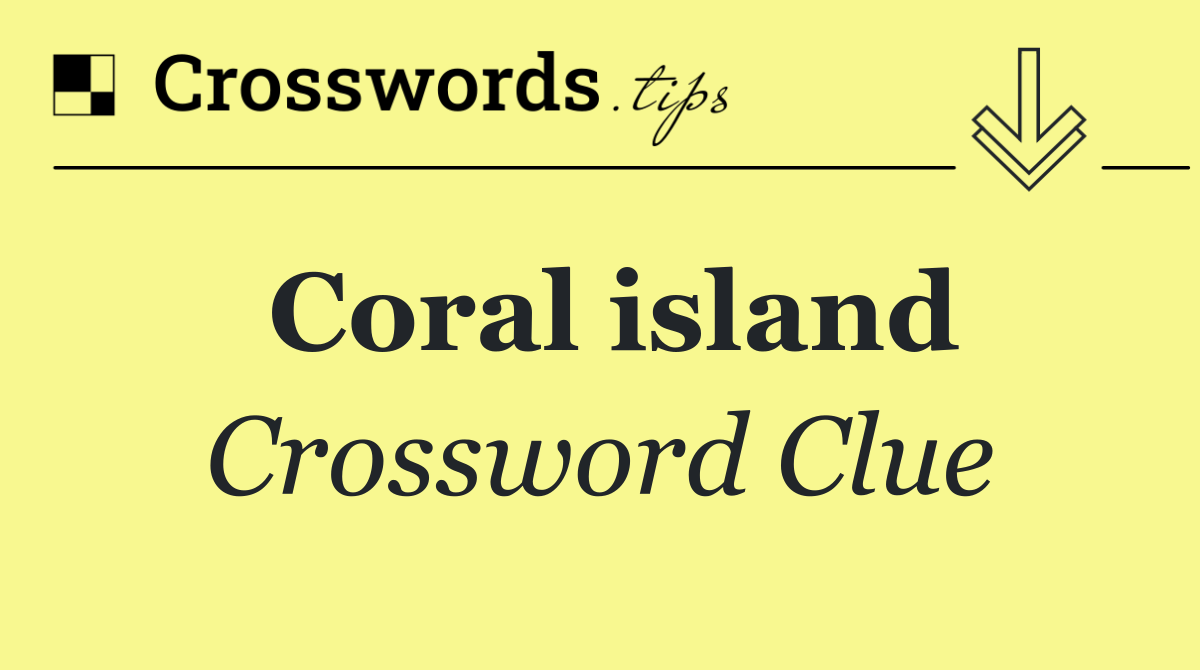 Coral island