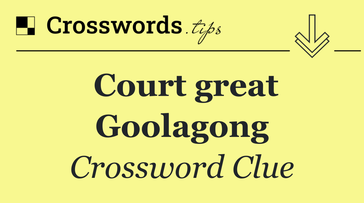 Court great Goolagong