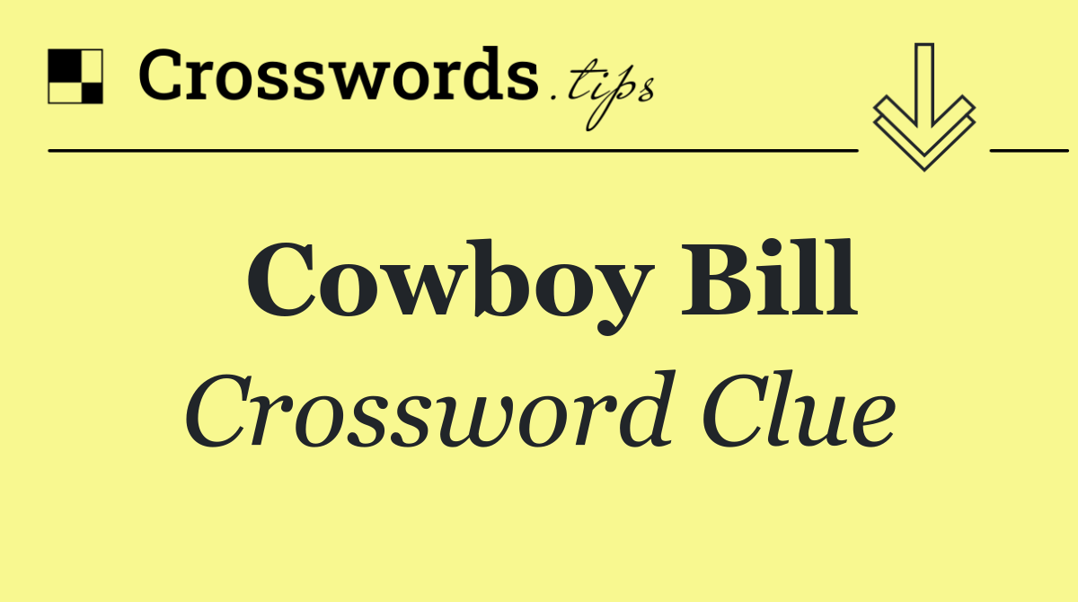Cowboy Bill