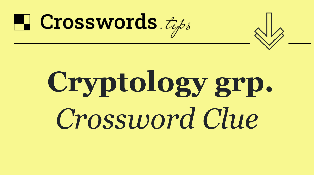 Cryptology grp.