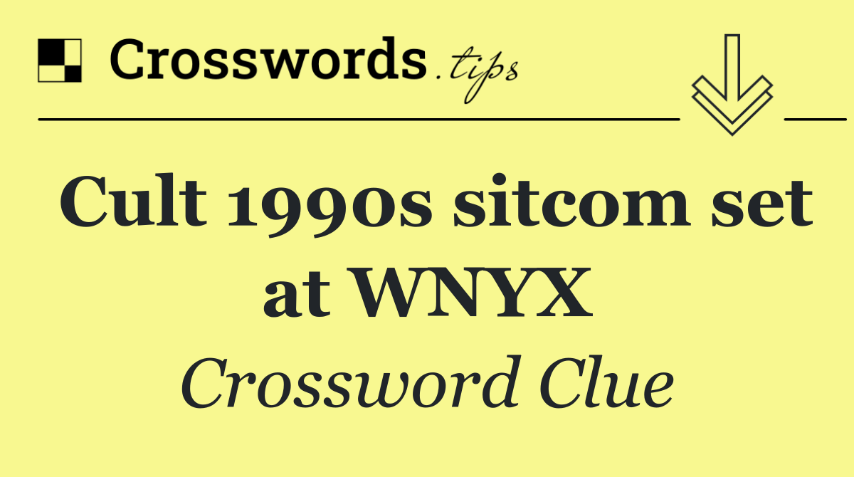 Cult 1990s sitcom set at WNYX