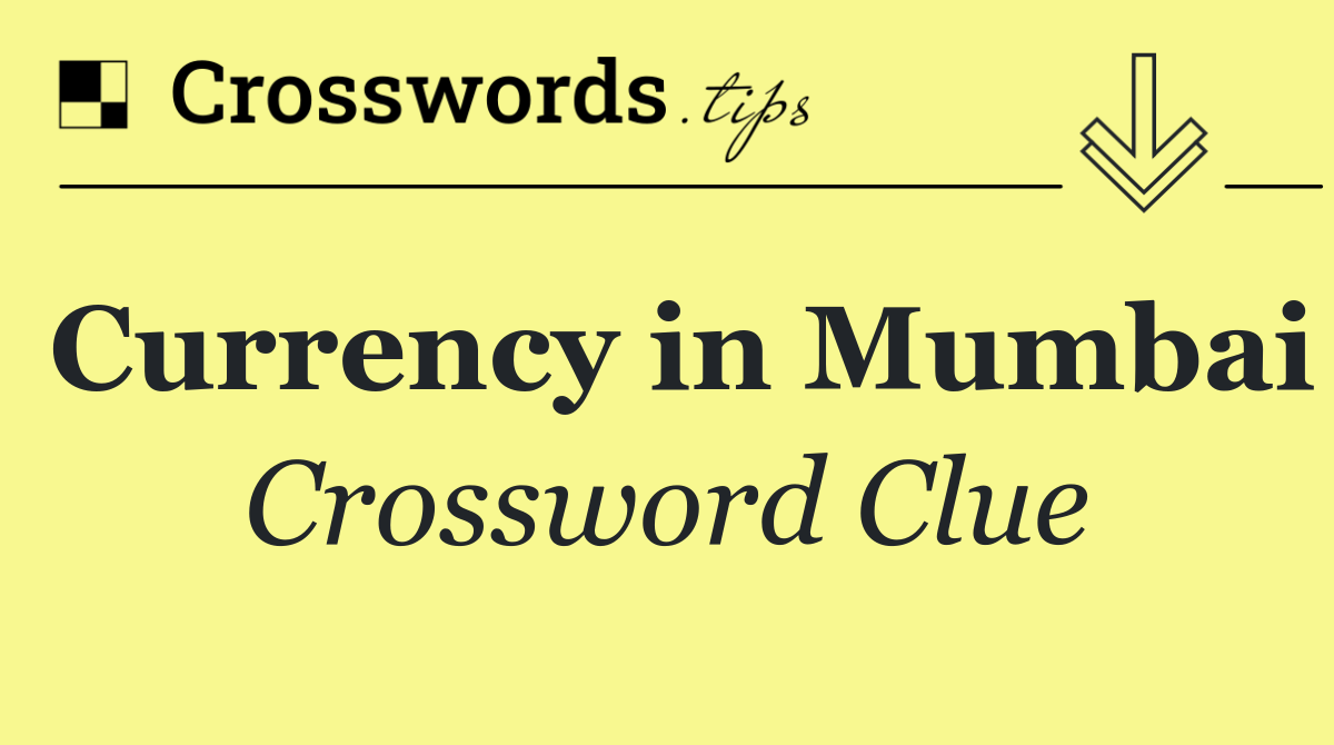 Currency in Mumbai