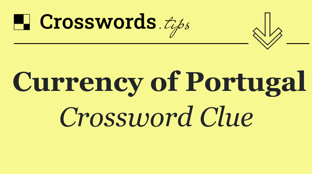 Currency of Portugal