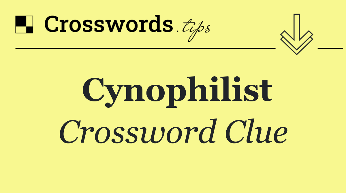 Cynophilist