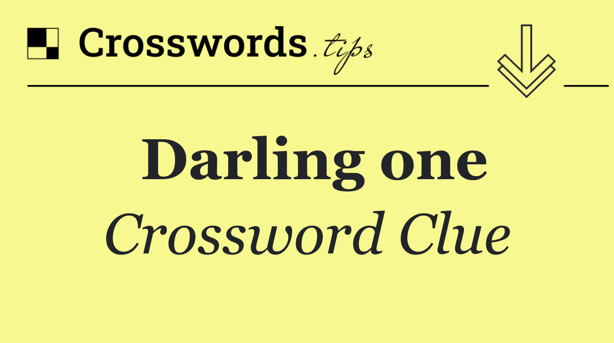 Darling one