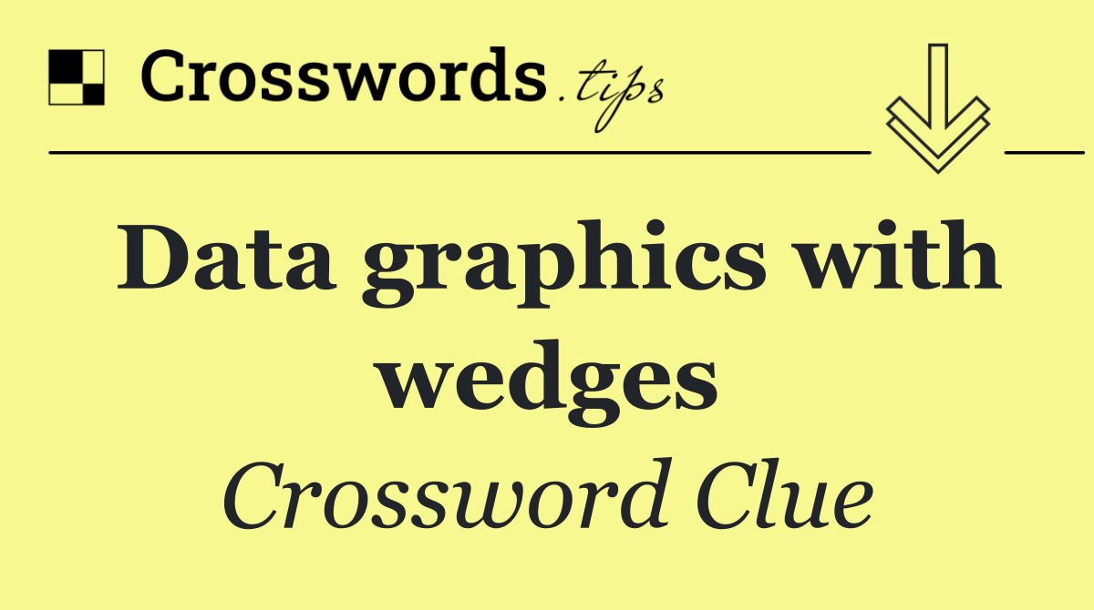 Data graphics with wedges