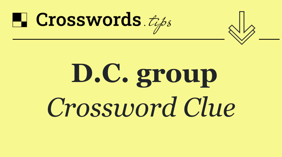 D.C. group