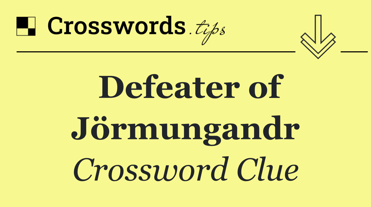 Defeater of Jörmungandr