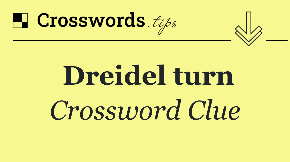 Dreidel turn