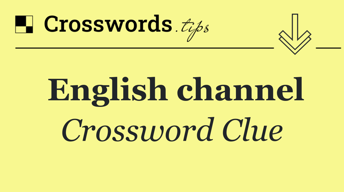 English channel