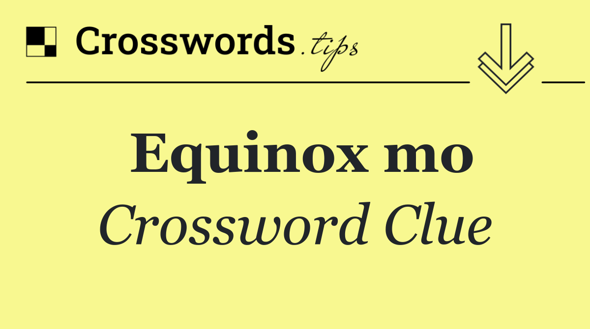 Equinox mo