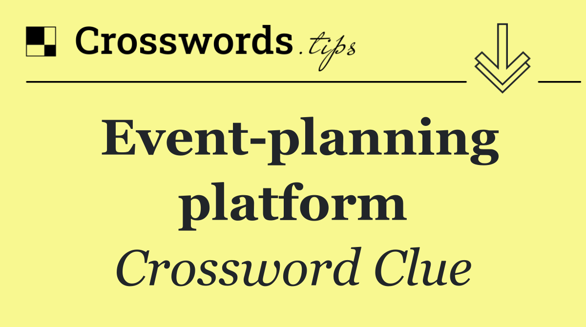 Event planning platform