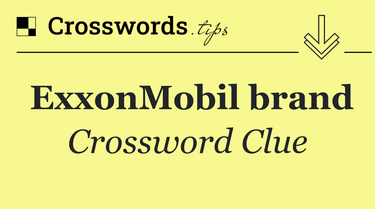 ExxonMobil brand