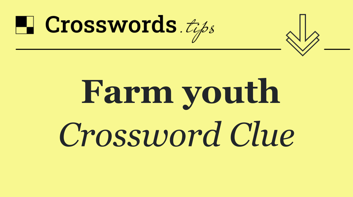 Farm youth