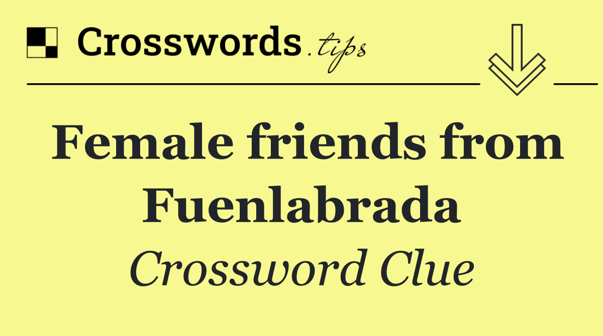Female friends from Fuenlabrada