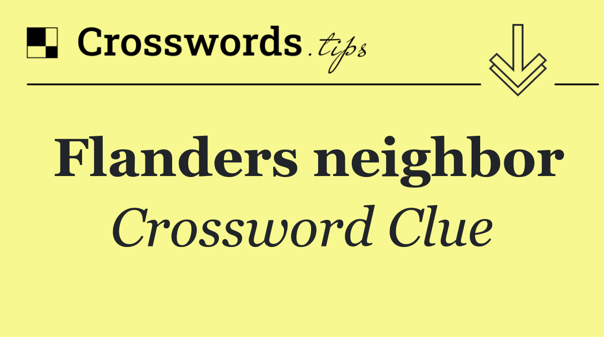 Flanders neighbor