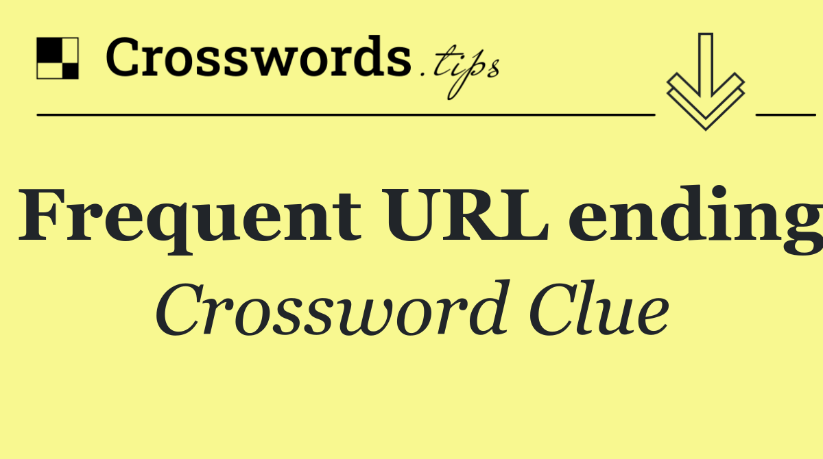Frequent URL ending
