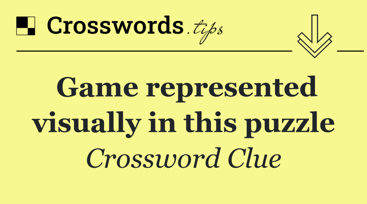 Game represented visually in this puzzle