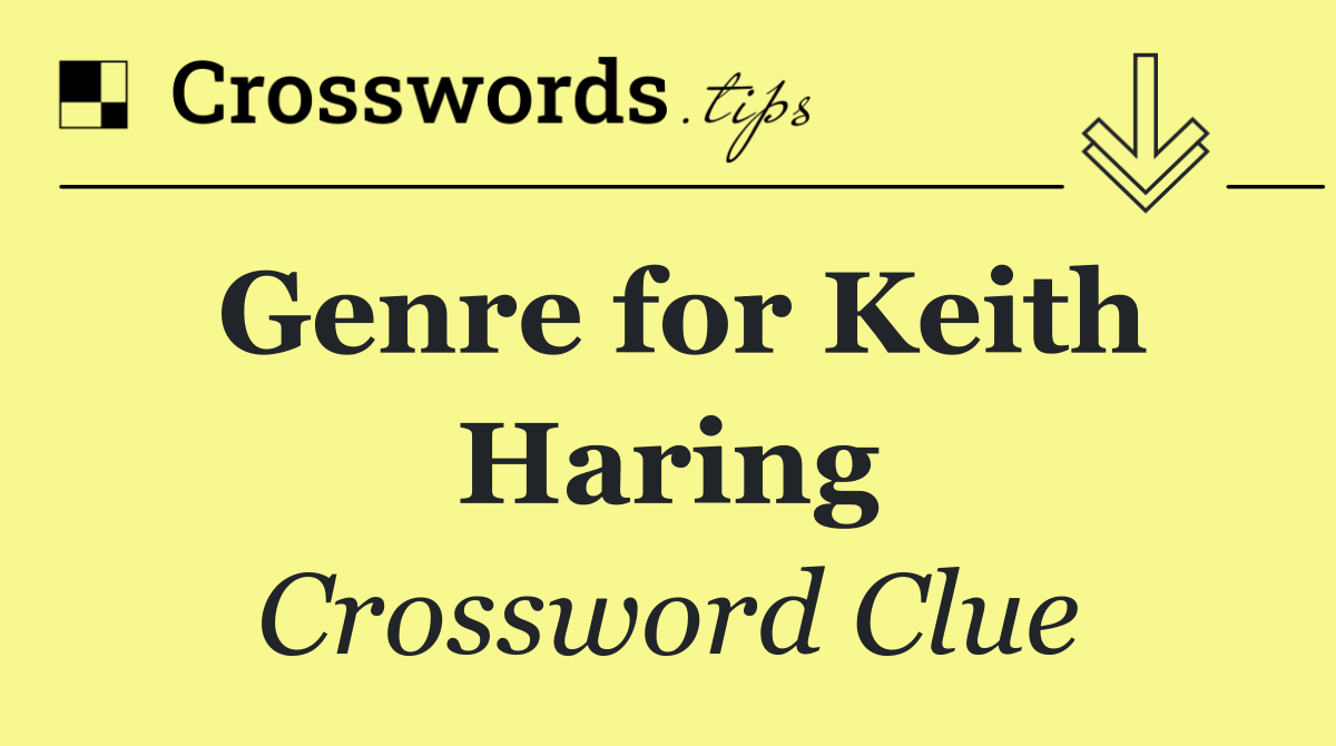 Genre for Keith Haring