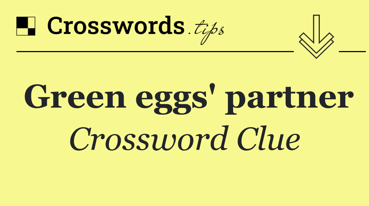 Green eggs' partner
