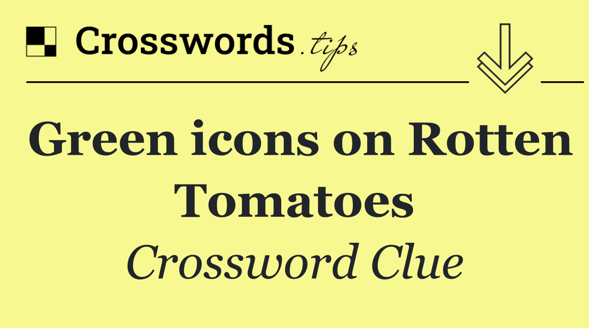 Green icons on Rotten Tomatoes