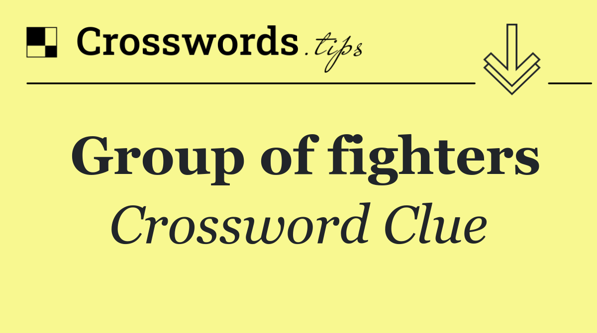 Group of fighters