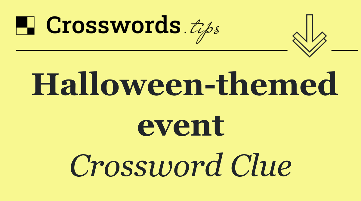 Halloween themed event