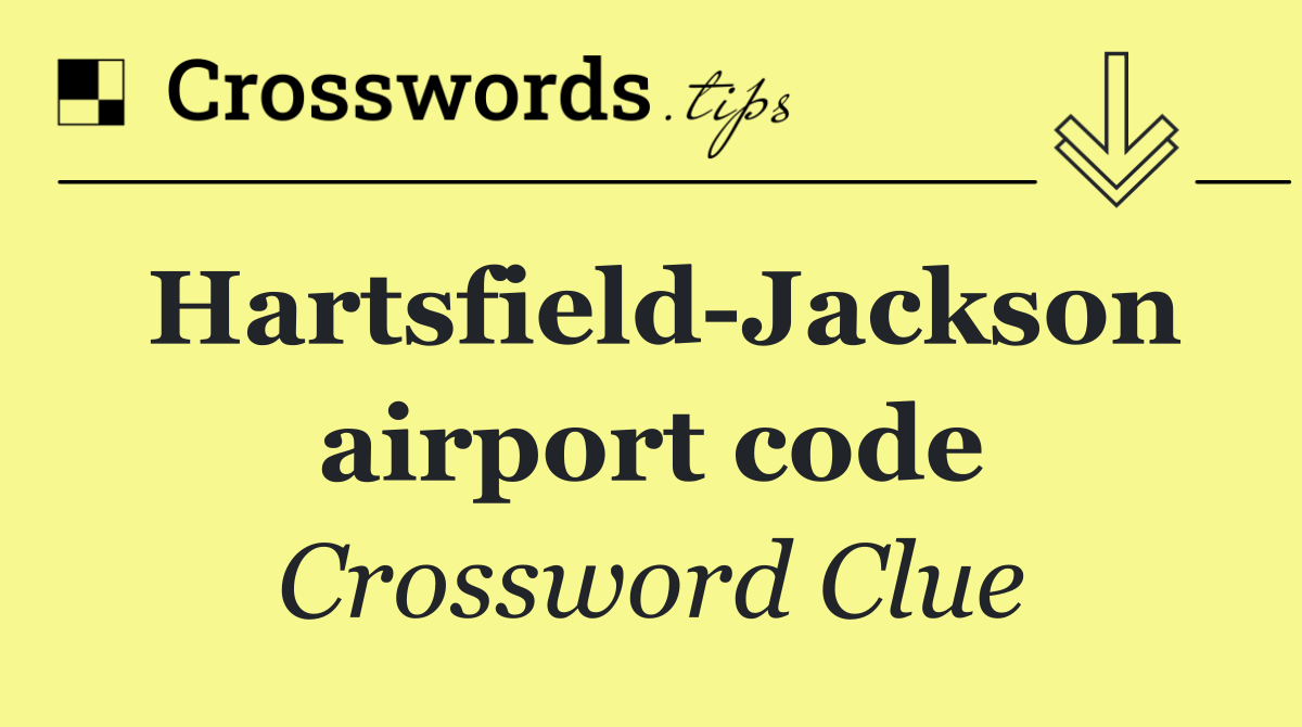 Hartsfield Jackson airport code
