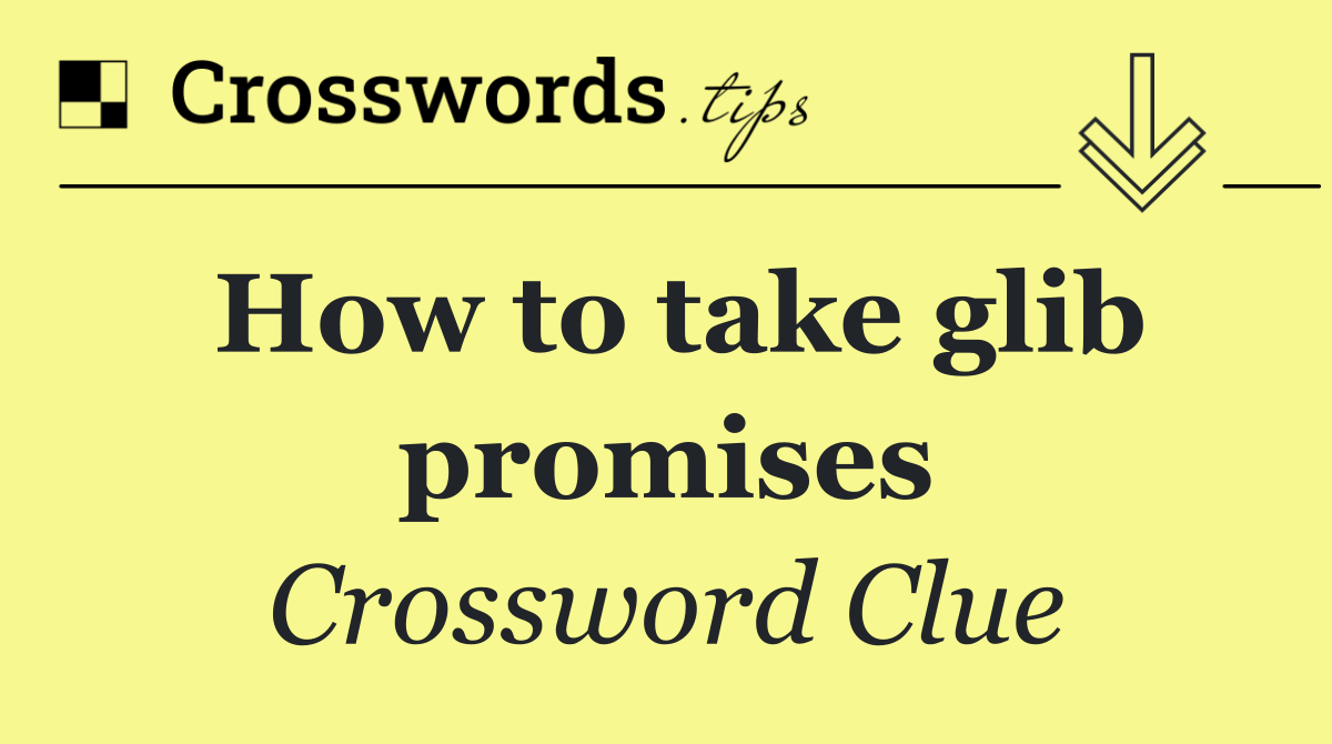 How to take glib promises